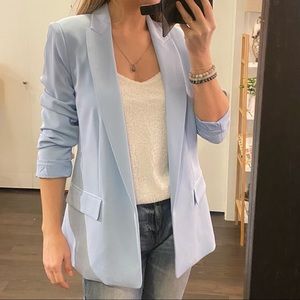 H&M Oversized Blazer Light Blue Size 6